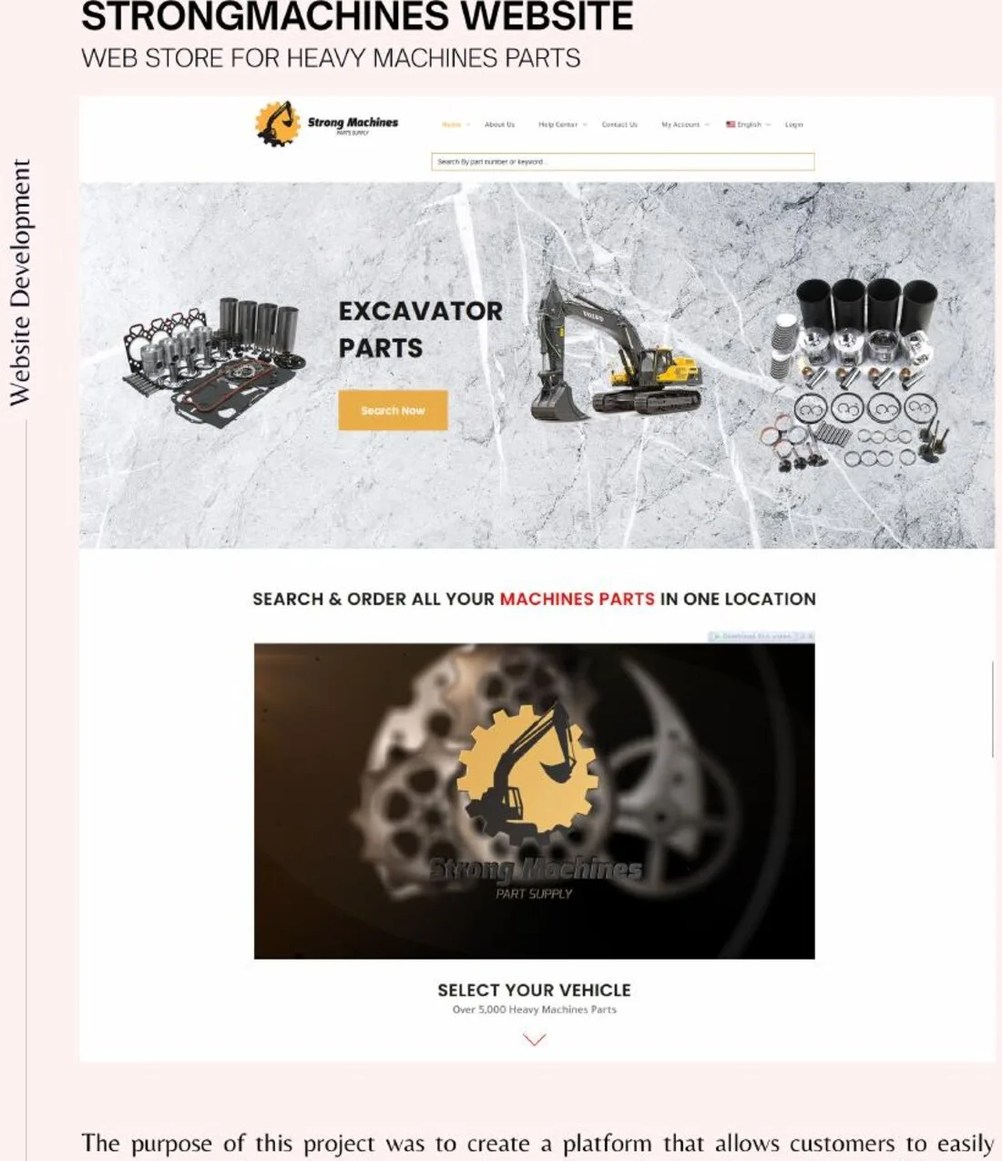 Strong Machines website portfolio image
